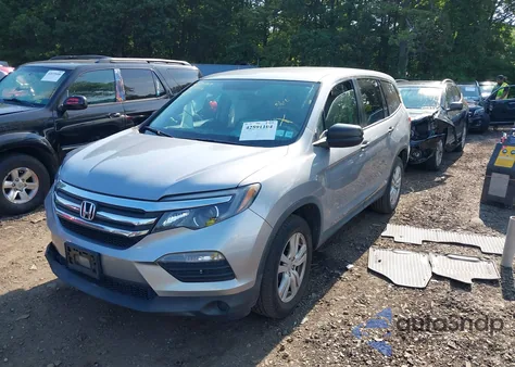 2018 Honda Pilot Lx из США, поврежденный, VIN 5FNYF6H12JB034610